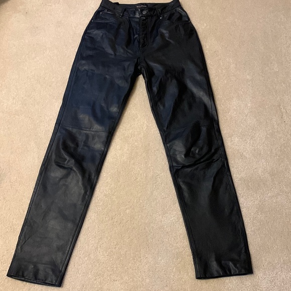 Wilson leather size 6 woman’s pants - Picture 2 of 16